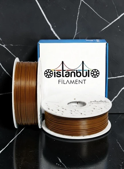 3D Baskı Abs Filament Kahverengi 1 kg  1,75MM 0,05 mm Bambu Lab Uyumlu ürün görseli 1