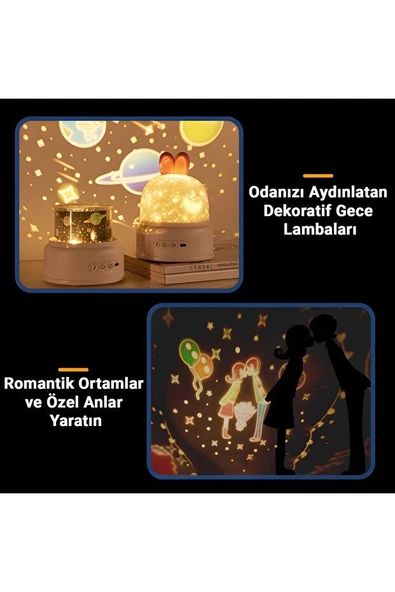 S01 Gezegen Fügürlü Gece Lambası - Resim 4