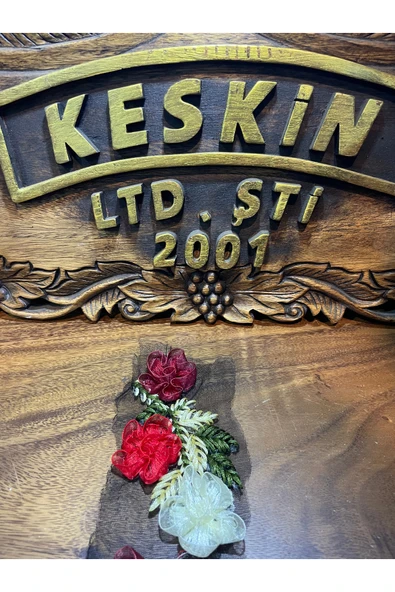 KESKİN AKSESUAR TÜL NAKIŞLI ÇİÇEK APLİKE 1 ADET GÖNDERİM OLACAKTIR ürün görseli 1