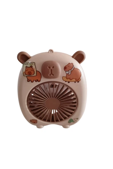 FAMEMUS ACCESSORY Capybara Masa Üzeri Fan 3 kademe 12 cm ürün görseli 1