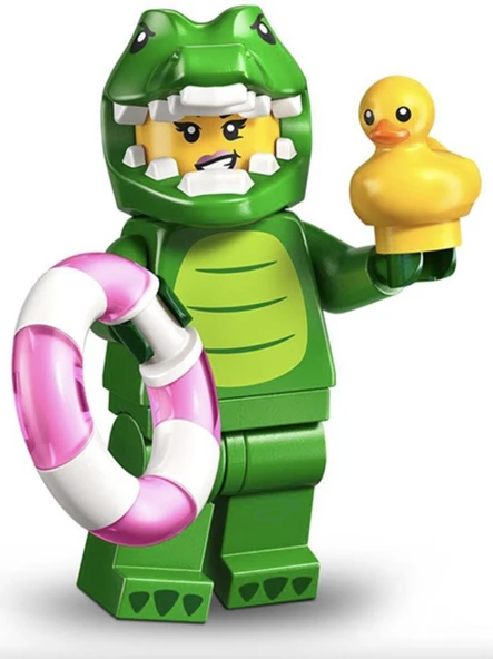 LEGO Minifigures 71051 Series 28 : 8.Crocodile Costume ürün görseli 1