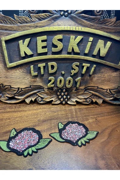 KESKİN AKSESUAR TAŞLI YAPIŞTIRMA ÇİÇEK 1 ADET GÖNDERİLİCEKTİR ürün görseli 1