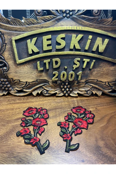 KESKİN AKSESUAR KIRMIZI ÇİÇEKLER DİKME 1 ADET GÖNDERİLİCEKTİR ürün görseli 1