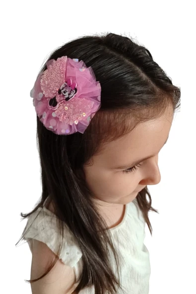 FAMEMUS ACCESSORY Tül Melek Kanadı Mickey Mouse Figürlü Karışık Renk Çocuk Pens Toka ürün görseli 1