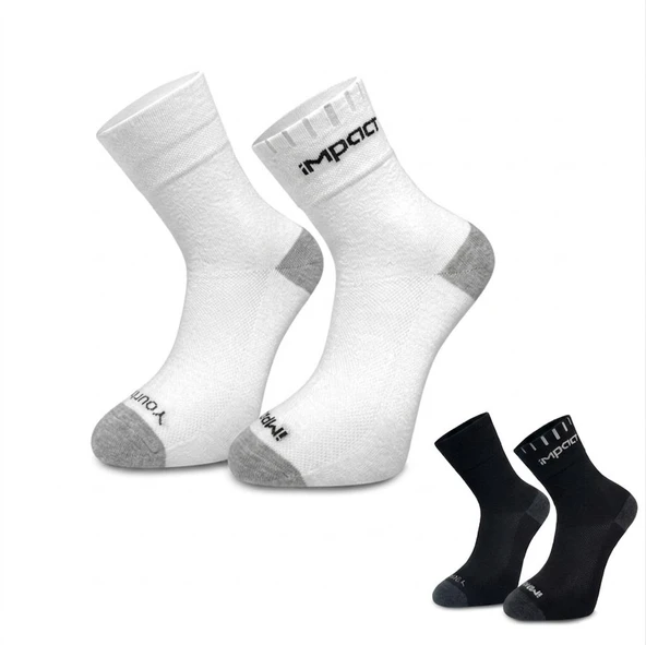 Impact, SOCKS, Uzun Bisiklet Çorabı Beyaz L beden 43 - 45 ürün görseli 1