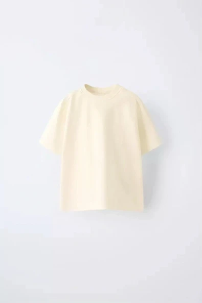 La'ciel Paris Oversize Basic Tshirt ve Leopar Şort Etek ürün görseli 1