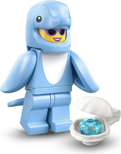 LEGO Minifigures 71051 Series 28 : 9.Dolphin Costume ürün görseli 1