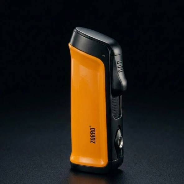 Zorro Tek Torch Sarı Pürmüz Puro Çakmağı ürün görseli 1
