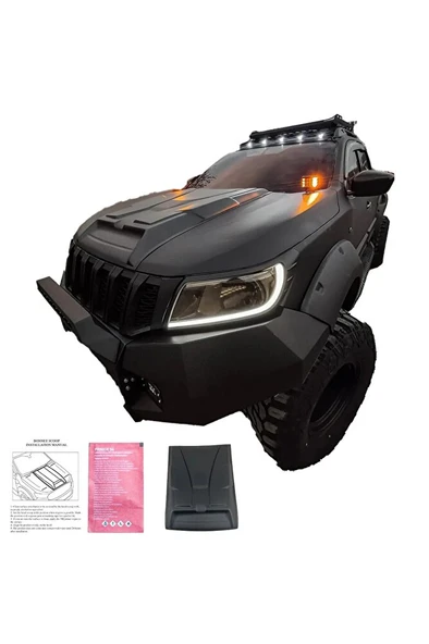 NISSAN Navara D23 NP300 2014-2021 Kaput Üstü Koruma Kaplama Scoop ürün görseli 1