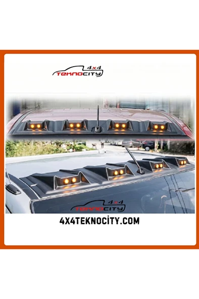 MITSUBISHI L200 2019 SONRASI LEDLİ MOONVİSÖR TAVAN KEBİ TURUNCU LED Off-Road Aksesuarı ürün görseli 1