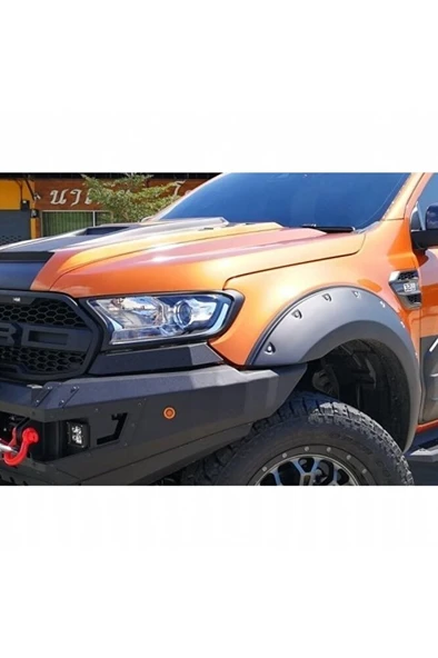 Ford Ranger T7 T8 2015-2022 Far Çerçevesi Siyah ürün görseli 1