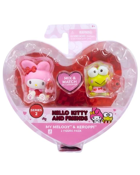 Hello Kitty Ve Arkadaşları My Melody İle Keroppi 2 li Figür Paketi ürün görseli 1