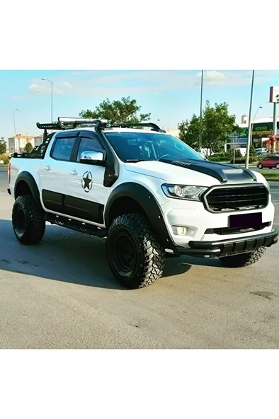 FORD Ranger T7-T8 2015-2022 Kaput Üstü Koruma Kaplama Scoop KARBON ürün görseli 1