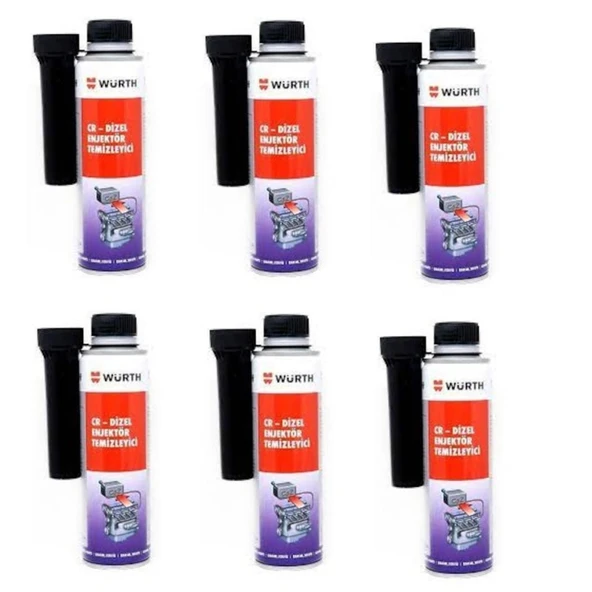 Würth Dizel Enjektör Temizleyici 300 Ml - 6 Adet ürün görseli 1