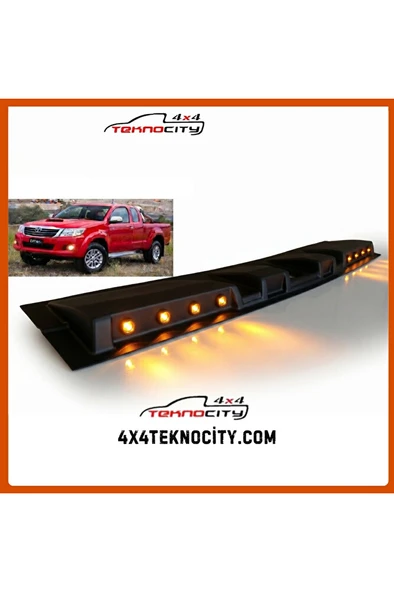 TOYOTA HİLÜX 2015 SONRASI MOONVİSÖR TAVAN KEBİ TURUNCU LED Off-Road Aksesuarı ürün görseli 1