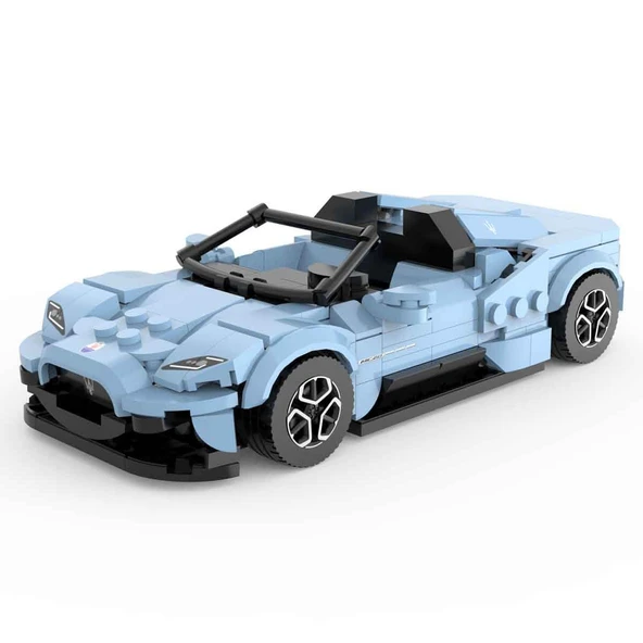 Maserati MC20 Cielo Model Araba Yapım Seti - 370 Parça 1:30 Ölçek Eğitici Blok Seti ürün görseli 1