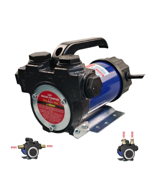 CMC Çift Giriş Çıkışlı Yakıt Aktarma Pompası 12V - 400W ürün görseli 1