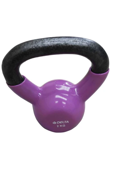 Delta 2 Kg Kettlebell Ağırlık Çaydanlık Dambıl Lila CKD 131 ürün görseli 1