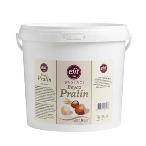 ELİT PASTACI BEYAZ EZME PRALİN FINDIK 11 KG ürün görseli 1