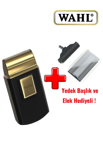 Wahl 07057-016 Gold Seyahat Tipi Tıraş Makinası + Yedek Başlık ve Elek ürün görseli 1