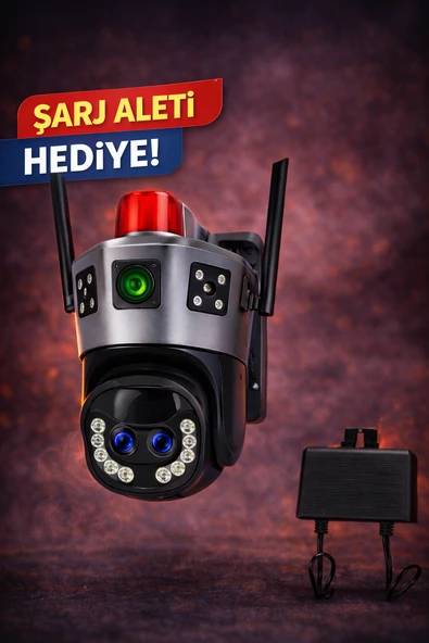 O-KAM 4445 WİFİ 10X OPTİK ZOOM PTZ CAMERA ürün görseli 1