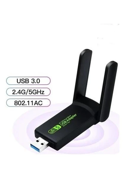 Torima Dual Band USB Adapter 1300 MBPS YD-33 Wireless ürün görseli 1