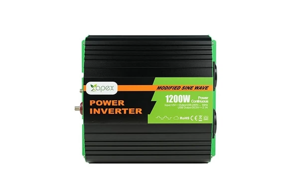NS1200-24 Apex 1200W Modifiye Sinüs İnverter 24V ürün görseli 1