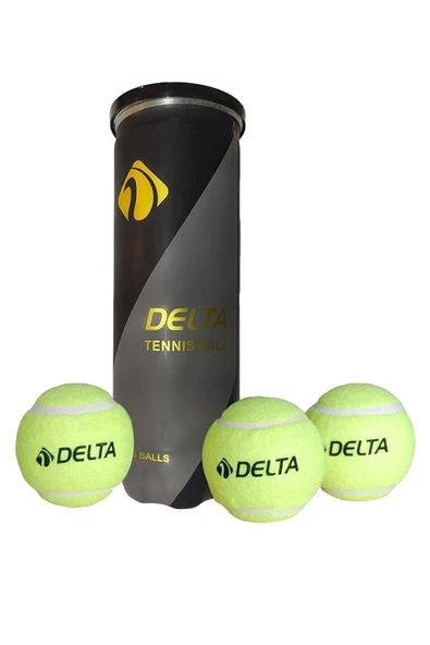 Delta Profesyonel Seviye Özel Vakumlu Tüpte 3 Adet Dura-Strong Tenis Maç Topu TBV 923 ürün görseli 1