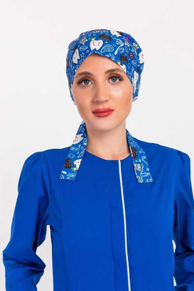 Tesettür Cerrahi Bone - Lacivert Diş ürün görseli 1