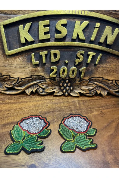 KESKİN AKSESUAR TAŞLI YAPIŞTIRMA ÇİÇEK 1 ADET GÖNDERİLİCEKTİR ürün görseli 1