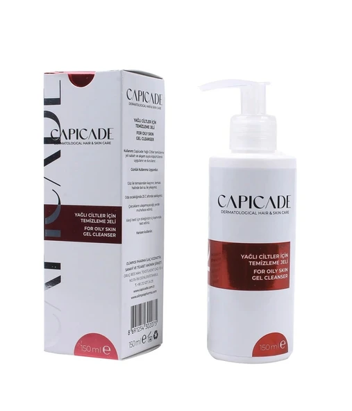 Capicade Yağlı Ciltler İçin Temizleme Jeli 150 ml ürün görseli 1