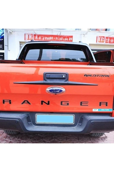 Ford Ranger 2012-2022 T6 T7 Arka Kapak Açma Kaplaması Siyah ürün görseli 1