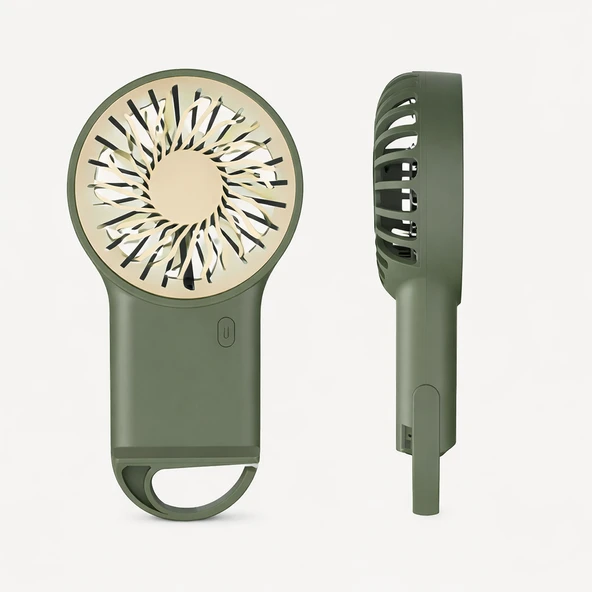Cullera Katlanabilir USB Şarj Edilebilir Mini Sessiz Fan Beyaz ürün görseli 1