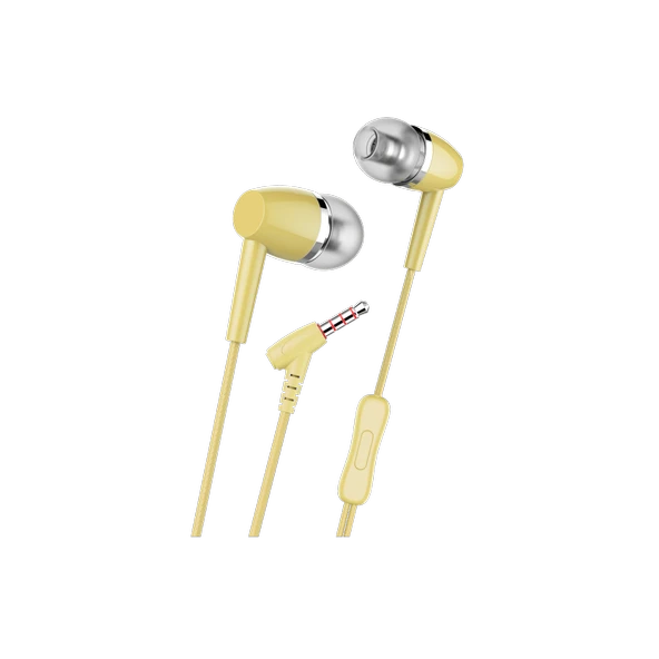 Phixi Basic HS606G Mikrofonlu Kulakiçi Kulaklık Gold ürün görseli 1