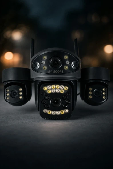 Telkur X360 – 4 Lens 360° Akıllı Güvenlik Kamerası ürün görseli 1