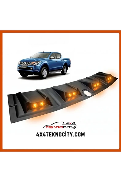 Renault Duster 2024 + Uyumlu MOONVİSÖR TAVAN KEBİ TURUNCU LED Off-Road Aksesuarı ürün görseli 1