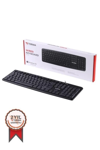 Torima TK-01 Siyah Kablolu Klavye - Resim 2