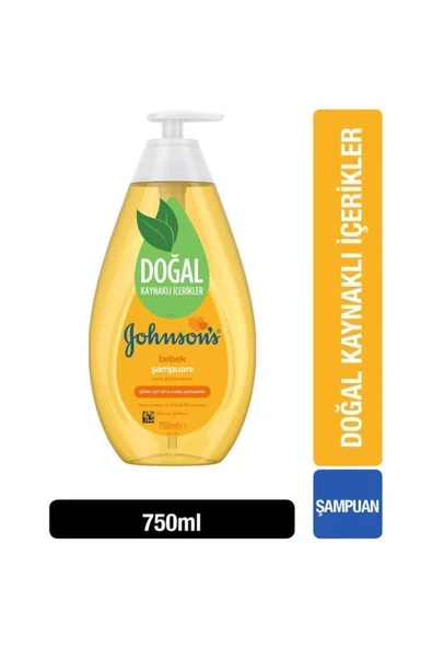 Johnson´s Baby Unisex Bebek Şampuanı 750 ml 6 Adet ürün görseli 1