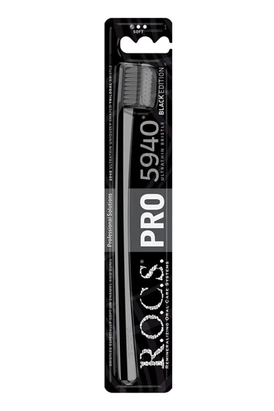 Rocs Pro 5940 Ultra Soft Diş Fırçası Siyah Siyah ürün görseli 1