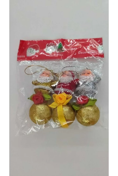 FAMEMUS ACCESSORY Yılbaşına Özel Çam Ağaç Süsleri küçük paket Görsel ile birebir gönderim yapılmaktadır ürün görseli 1