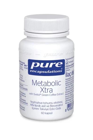 Pure Encapsulations Metabolic Xtra 60 Kapsül ürün görseli 1