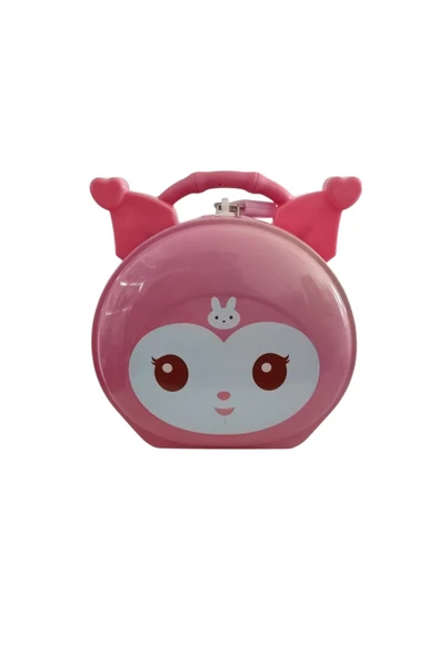 FAMEMUS ACCESSORY Kuromi Kilitli Kumbara Hediye ve Doğum Günü Aksesuarı Pembe ürün görseli 1