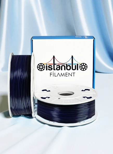 İstanbul Filament  3D Baskı PETG Filament Lacivert 1 Kg  1,75mm  0,05 Mm ürün görseli 1