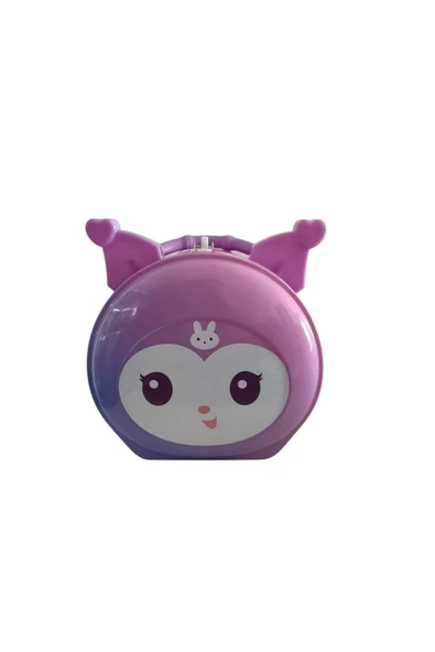 FAMEMUS ACCESSORY Kuromi Kilitli Kumbara Hediye ve Doğum Günü Aksesuarı Mor ürün görseli 1