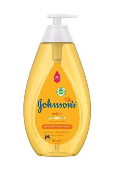 Johnson´s Baby Saç Şampuanı & Klasik Göz Yakmayan Hassas Saçlar Ve Bebekler Için 750 ml ürün görseli 1