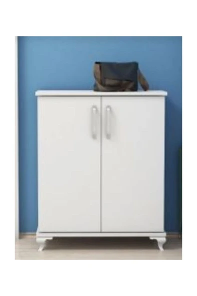 Buzkan Mobilya Çok Amaçlı Mdf Dolap Mdf Kapı Önü Ayakkabılık Kiler Banyo Dolabı Ayakkabilik 110 cm NoColor-4e228605 ürün görseli 1