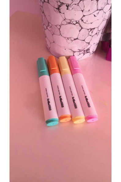FAMEMUS ACCESSORY 4 renk Fosforlu Kalem ürün görseli 1