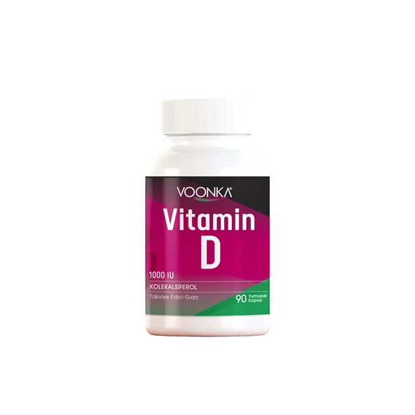 Voonka Vitamin D 90 Yumuşak Kapsül ürün görseli 1