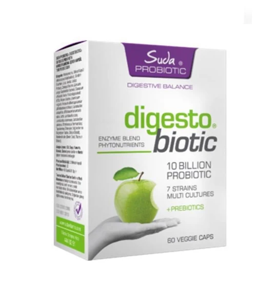 Suda Vitamin Probiotic Digesto Biotic 60 Kapsül ürün görseli 1