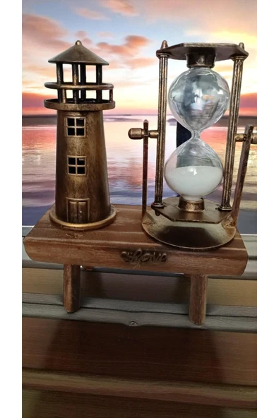 FAMEMUS ACCESSORY Hediyelik ve Masa Süsü Kum Saati boyut :18*15 cm ürün görseli 1